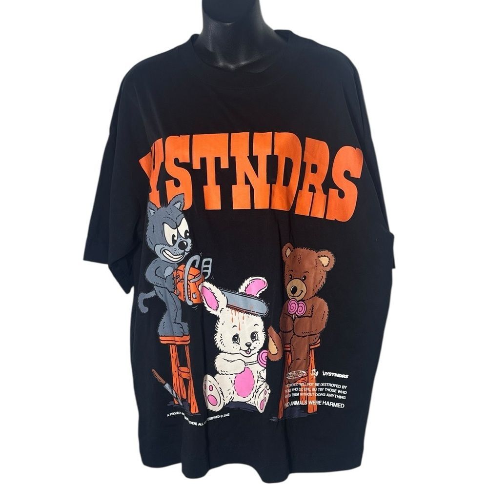 Bystndrs men’s‎ large be f*cking nice collection furry graphic tee streetwear